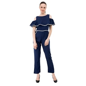 Womens Crepe Jumpsuit