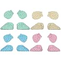Boy and Baby Girl Combo Pack of Hand Mittens and Leg Booties, Hosiery 3-6 Months (pair of 4)