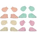 Boy and Baby Girl Combo Pack of Hand Mittens and Leg Booties, Hosiery 3-6 Months (pair of 4)