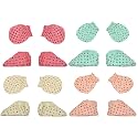 Boy and Baby Girl Combo Pack of Hand Mittens and Leg Booties, Hosiery 0-3 Months (pair of 4)