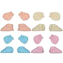 Boy and Baby Girl Combo Pack of Hand Mittens and Leg Booties, Hosiery 3-6 Months (pair of 4)