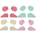 Boy and Baby Girl Combo Pack of Hand Mittens and Leg Booties, Hosiery 3-6 Months (pair of 4)