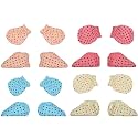Boy and Baby Girl Combo Pack of Hand Mittens and Leg Booties, Hosiery 3-6 Months (pair of 4)