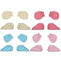 Boy and Baby Girl Combo Pack of Hand Mittens and Leg Booties, Hosiery 0-3 Months (pair of 4)