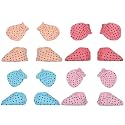 Boy and Baby Girl Combo Pack of Hand Mittens and Leg Booties, Hosiery 3-6 Months (pair of 4)