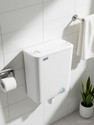 KAROMA SMART SLIM SINGLE FLUSH Single Flush Tank (White, IVORY 8 L)