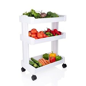 karp plastic multipurpose trolley spice organizer storage racks shelf with wheels space saving storage rack organizer for books bathroom toilet kitchen and office accessories