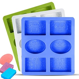 karp candy mold rectangle oval soap bar molds bread baking pan silicone mould for chocolate covered cookie mousse mould 6 cavity-multishape