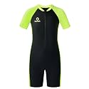karrack Girls and Boys One Piece Rash Guard Swimsuit Kid Water Sport Short Swimsuit UPF 50+ Sun Protection Bathing Suits