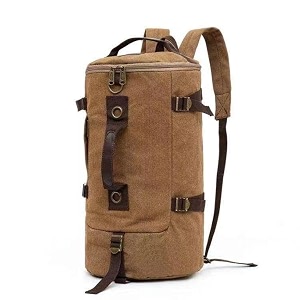 karrier 50 litre travel backpack water resistant daypack bag for cycling trekking hiking camping brown
