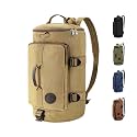KARRIER 50L Trekking Bag for Men &amp; Women | Durable Denim Travel Backpack cum Duffle Bag for Hiking, Camping, Cycling | Reinforced Straps