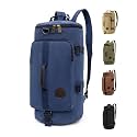 KARRIER 50L Trekking Bag for Men &amp; Women | Durable Denim Travel Backpack cum Duffle Bag for Hiking, Camping, Cycling | Reinforced Straps