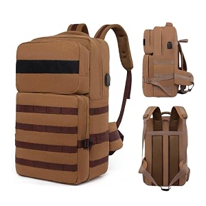 karrier denim travel backpack  multipurpose duffle trekking camping cycling tourist amp tactical rucksack for men amp women