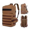 KARRIER Denim Travel Backpack | Multipurpose Duffle, Trekking, Camping, Cycling, Tourist &amp; Tactical Rucksack for Men &amp; Women (Casual, CanvasHikeGreen)