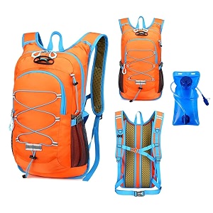 karrier 18l hydration backpack with 2l water bladder  lightweight tactical daypack for hiking cycling and running