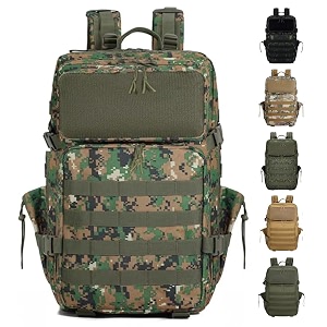 karrier denim travel backpack  multipurpose duffle trekking camping cycling tourist amp tactical rucksack for men amp women