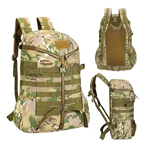 karrier denim travel backpack  multipurpose duffle trekking camping cycling tourist amp tactical rucksack for men amp women