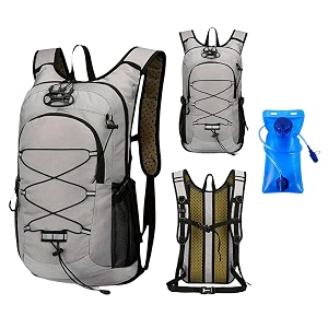 karrier 18l hydration backpack with 2l water bladder  lightweight tactical daypack for hiking cycling and running