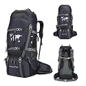 KARRIER 75L Internal Frame Hiking Rucksack - Heavy Duty Large Backpack with Metal Back Support for Weight Distribution | Professional Outdoor Gear for Long-Distance Trekking