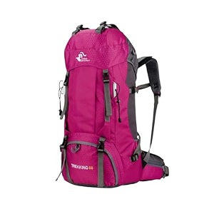 karrier 60 liters professional hiking backpack for men amp women - large multipurpose travel bag for outdoor trekking camping amp climbingwater resistant amp padded support