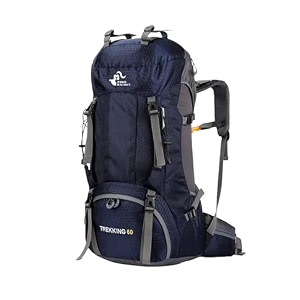 karrier 60 liters professional hiking backpack for men amp women - large multipurpose travel bag for outdoor trekking camping amp climbingwater resistant amp padded support