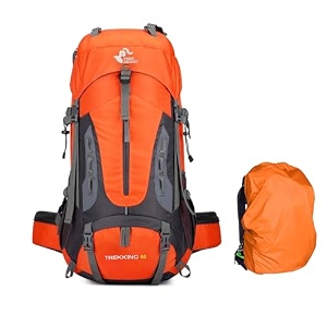 karrier 60 liters professional hiking backpack for men amp women - large multipurpose travel bag for outdoor trekking camping amp climbingwater resistant amp padded support