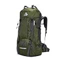 KARRIER 60 Liters Professional Hiking Backpack for Men &amp; Women - Large Multipurpose Travel Bag for Outdoor Trekking, Camping &amp; Climbing,Water Resistant &amp; Padded Support