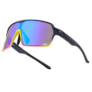 karsaer baseball sun glasses uv400 sports cycling shades for men women non-polarized sunglasses b5118 blue one size