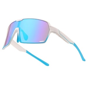karsaer baseball sun glasses uv400 sports cycling shades for men women non-polarized sunglasses b5118 blue one size