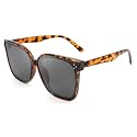 Karsaer Oversized Retro Square Polarized Sunglasses Women Men Large Frame Vintage Shades E1004