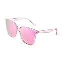 Karsaer Oversized Retro Square Polarized Sunglasses Women Men Large Frame Vintage Shades E1004