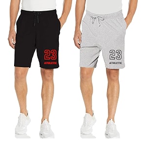 KART BLACK Mens Regular Fit Shorts with