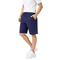 KART BLACK Plus Sizes Men's Cotton Knee Length Shorts(M,L,XL,XXL,XXXL,4XL,5XL Shorts)| Casual and Night Wear Mens Shorts