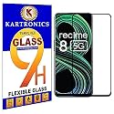 Compatible with Realme 8 5G Black Tempered