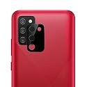 Compatible with Samsung A02S [Black] Back Camera Lens Protector Tempered Glass - Full Camera Coverage and Easy Installation Kit