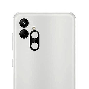 compatible with samsung a04 black back camera lens protector tempered glass - full camera coverage and easy installation kit