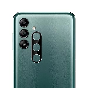 compatible with samsung a04s black back camera lens protector tempered glass - full camera coverage and easy installation kit