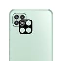 Compatible with Samsung A22 (5G) [Black] Back Camera Lens Protector Tempered Glass - Full Camera Coverage and Easy Installation Kit