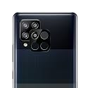Compatible with Samsung A42 / M42 [Black] Back Camera Lens Protector Tempered Glass - Full Camera Coverage and Easy Installation Kit