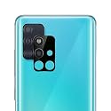 Compatible with Samsung A51 [Black] Back Camera Lens Protector Tempered Glass - Full Camera Coverage and Easy Installation Kit