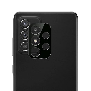 compatible with samsung a52a52 5ga52s5g black back camera lens protector tempered glass - full camera coverage and easy installation kit