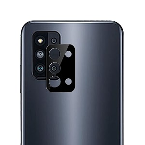 compatible with samsung f52 black back camera lens protector tempered glass - full camera coverage and easy installation kit