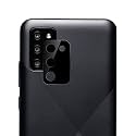 Compatible with Samsung M02S [Black] Back Camera Lens Protector Tempered Glass - Full Camera Coverage and Easy Installation Kit