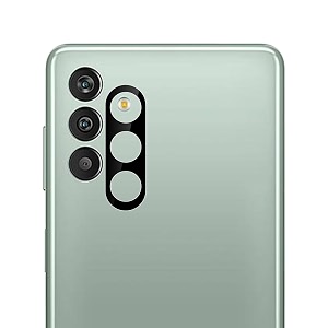 compatible with samsung m13 4g black back camera lens protector tempered glass - full camera coverage and easy installation kit