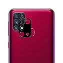 Compatible with Samsung M31 [Black] Back Camera Lens Protector Tempered Glass - Full Camera Coverage and Easy Installation Kit