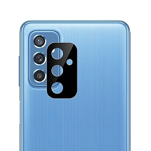 compatible with samsung m52 5g black back camera lens protector tempered glass - full camera coverage and easy installation kit