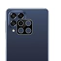 Compatible with Samsung M53 5G [Black] Back Camera Lens Protector Tempered Glass - Full Camera Coverage and Easy Installation Kit