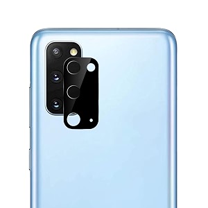 compatible with samsung s20 black back camera lens protector tempered glass - full camera coverage and easy installation kit