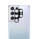 Compatible with Samsung S22 Ultra [Black] Back Camera Lens Protector Tempered Glass - Full Camera Coverage and Easy Installation Kit