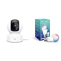 Kasa Smart Action Bundle: Camera (EC70) Trigger Light (KL125) When Motion Detected